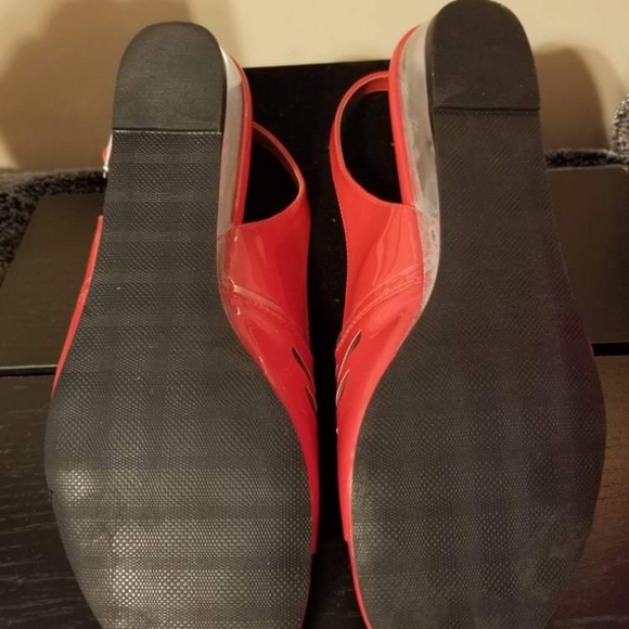 Easy street patent leather wedge sandals sz11 - Picture 8 of 8